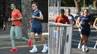 Sabah Koşusu Yapan Gizemli İsim: Macron'un Yanındaki Kişi Kim?