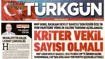MHP, Hazine Yardımını Zorunlu Görüyor: Bahçeli'nin Açıklamaları Türkgün'de Gündem Oldu