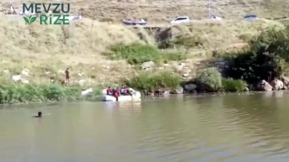 Çaya Düşerek Hayatını Kaybeden 8 Yaşındaki Çocuğun Ardından, 6 Yaşındaki Kardeşi İçin Arama Kurtarma Çalışmaları Devam Ediyor!