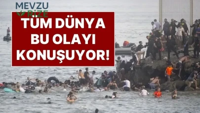 Dünya Gözlerini Fas'tan İspanya'ya Yüzerek Ulaşan Göçmenlere Çevirdi!