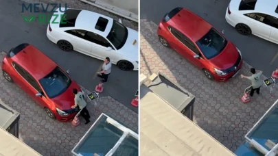 Otopark Ücreti Üzerinden Gergin Anlar: Acil Serviste Gerilim Kameralara Yansıdı!