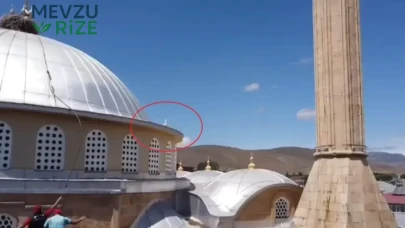 Bayburt'ta Yuvadan Uzakta Kalan Yavru Leylek İçin Kurtarma Çalışmaları Başlatıldı
