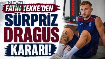 Trabzonspor’da Fatih Tekke’den sürpriz Draguş kararı