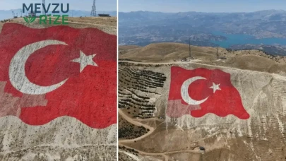 Dünyanın En Büyüğü: Türk Bayrağının Görkemi Yeniden Canlandı!