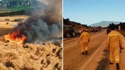 Bilecik'te Orman Yangınıyla İlgili Biçerdöver Operatörüne Soruşturma Açıldı