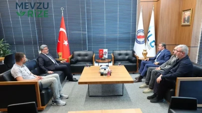 Özkaya, Yalçın'a Taziye Ziyaretinde Bulundu!