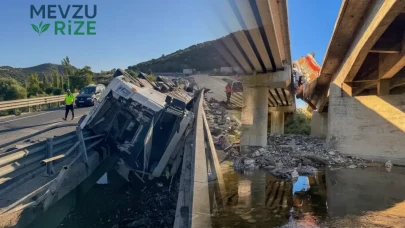 Tır Devrildi, 48 Yaşındaki Sürücü Nehre Uçtu: Korkutucu Kaza!