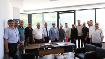 AK Parti Rize İl Teşkilatından Yeni Modern Sanayi Sitesi'ne Ziyaret