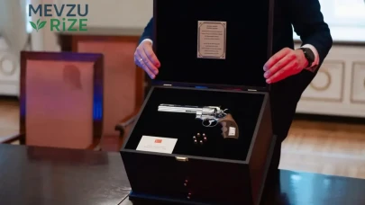 Dünyayı Saracak: Erdoğan’ın Hediye Ettiği Gümüşhane Yapımı Gümüşay 357 Magnum Silahı!