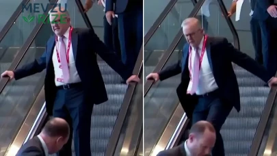 Başbakan'ın Düşüş Tehlikesi: Tırabzana Sıkı Sıkı Tutunarak Kurtuldu! O Anlar Kameralara Yansıdı