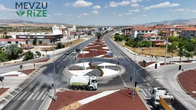 Gökçeyayla Mahallesi'nde soğuk asfalt çalışması