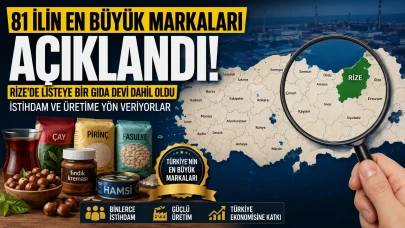 81 İlin En Büyük Markaları Açıklandı Rize'de Listeye Bir Gıda Devi Dahil Oldu İstihdam Ve Üretime Yön Veriyorlar