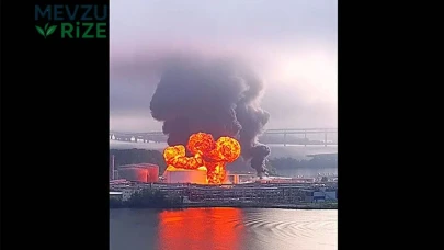 Rusya'daki Petrol Terminaline İHA ile Saldırı Gerçekleşti