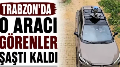 Trabzon'da Görülen O Araç, Görenleri Şaşkına Çevirdi!