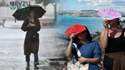 Bir yanda kuvvetli yağış, bir yanda 41 derece
