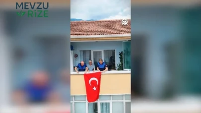Karabük’te 77 yaşındaki vatandaşın bayrak talebi yerine getirildi