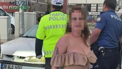 Alkollü Aday Sürücü, Polisi Zora Soktu: Otomobilini Çektirmemek İçin Direniş Gösterdi!