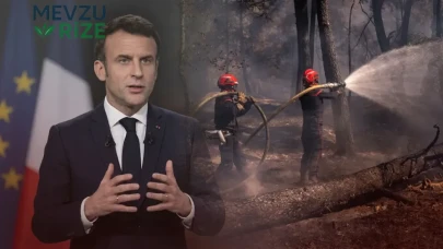 Fransa'daki Orman Yangınlarında Gelişmeler: Macron'dan Açıklama, Türkiye'den İki Uçakla Yardım Geldi!