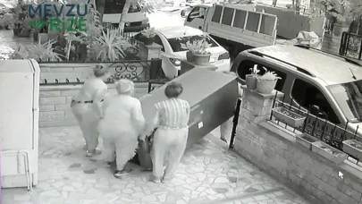 İşletmeci Şokta: Dört Kadın, 100 Kiloluk Buzdolabını Saniyeler İçinde Çaldı!