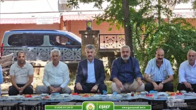 Güroymak Belediye Başkanı Eşref Mutlu Vatandaşlarla Kahvaltıda Buluştu