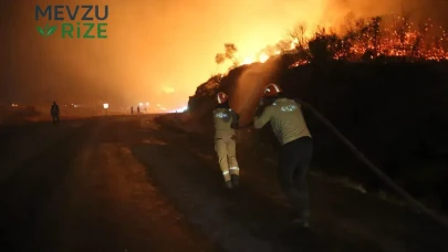 Aydın Çine'deki Orman Yangınında Söndürme Çabaları Aralıksız Sürüyor