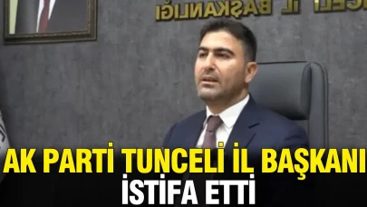 AK Parti Tunceli İl Başkanı Hakan Özer istifa etti