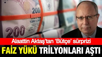 Alaattin Aktaş’tan Şaşırtan Bütçe Raporu: Faiz Yükü Trilyonları Geçti!