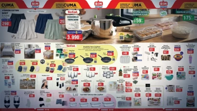 BİM aktüel 31 Temmuz 2026 kataloğu açıklandı! Yarın raflarda: Tefal tava, düdüklü tencere, LAV saklama kabı ve yüzlerce indirimli ürün