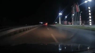 Sürücü uykuya dalınca… Feci kaza tehlikesi son anda önlendi!