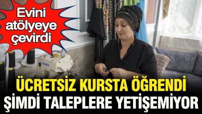 Kendi Evinde Atölye Kurdu: Ücretsiz Eğitimle Başladığı İşte Talepleri Karşılayamaz Hale Geldi!