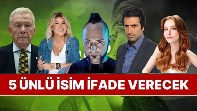 Ahbap Soruşturmasında Tanık Olarak İfade Verecek: Gülben Ergen, Elçin Sangu, Hayko Cepkin ve Mahsun Kırmızıgül Hazırlıklara Başladı
