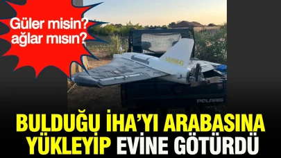İkisi Bir Arada: Bulduğu İHA ile Hem Gülüp Hem Ağlayan Adam Evine Dönüyor!