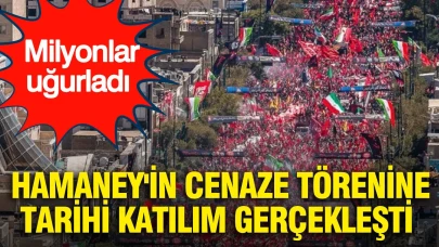 Hamaney'in Cenaze Törenine Tarihi Yoğun İlgi: Milyonlarca İnsan Veda Etti