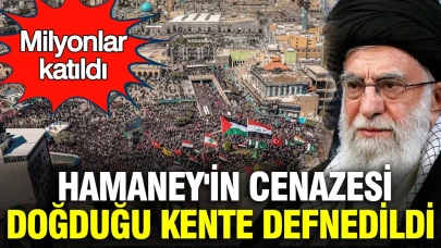 Hamaney'in cenazesi, vefat ettiği kenti sarmalayan duygusal bir törenle son yolculuğuna uğurlandı