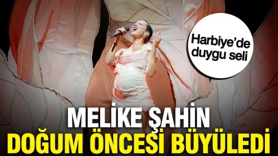 Harbiye’de duygu seli: Melike Şahin doğum öncesi büyüledi