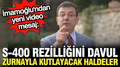 İmamoğlu'ndan Tartışmalı S-400 Konusuna Sert Tepki: Kutlamalar Yerine Ciddiyet Bekliyorum!