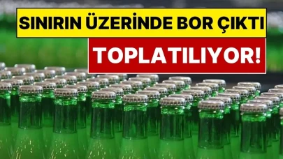 İsviçre'de Kızılay Maden Suyu Üzerine Yasağı Tetikleyen Neden: Aşırı Bor Seviyesi!