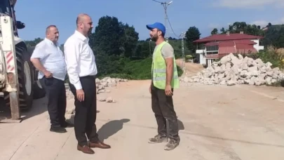 İyidere'de Yol ve Altyapı Çalışmaları Aralıksız Sürüyor