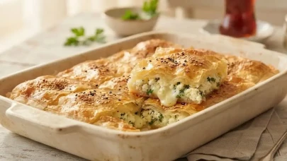 Kahvaltıya 10 dakikada hazırlayabileceğiniz pratik lezzet: Peynirli börek tarifi