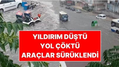 Meteoroloji Uyardı: 35 İlde Fırtına Alarmı! Camiye Yıldırım Düştü, Yollar Çöktü ve Araçlar Sulara Kapıldı