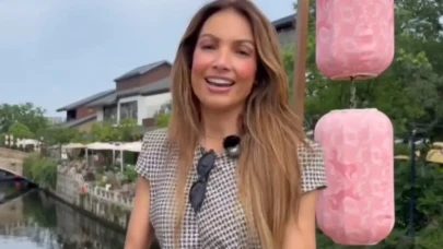 Durante as férias, a apresentadora da TV Globo visitou Xangai, conheceu pontos turísticos históricos, explorou a chamada 'Veneza Chinesa' e iguarias