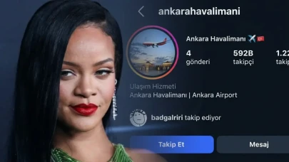 Rihanna Türkiye'yi Ziyaret Edebilir Mi? Esenboğa Havalimanı'nı Takip Etti!