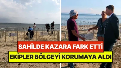 Şarköy Sahilinde Şaşırtan Bir Keşif: Ekipler Hızla Önlem Alarak Alanı Güvenceye Aldı