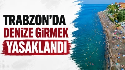 Trabzon'da Denize Girişlere Sınırlama Getirildi!