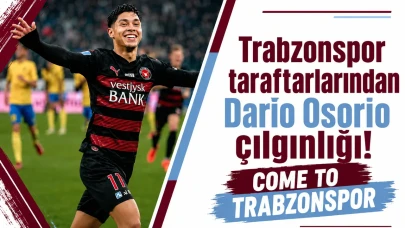 Trabzonspor Taraftarları Dario Osorio'ya Hayran Kaldı!