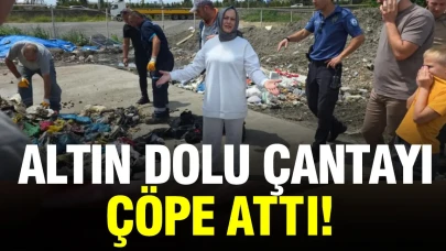 Çöpte Bulunan Çantadan Altın Serveti Çıktı: O Anlar Kamerada Kaydedildi!