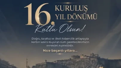 Güroymak Belediyesi'nden Bitlis Gazeteciler Cemiyeti'ne 16. Yıl Kutlaması