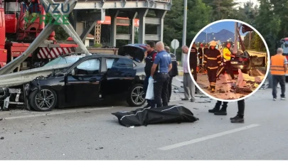 Isparta'da Korkunç Kaza: Araç İkiye Bölündü, Parçaları 150 Meter Uzaklığa Savruldu!