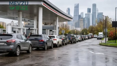 Rusya'da Yakıt Krizi Derinleşiyor: Moskova'da Benzin İçin Litre Sınırlaması Getirildi