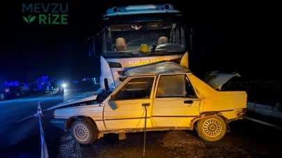 Tır ile Araç Çarpıştı: Karı Kocadan Peş Peşe Kötü Haber Geldi!